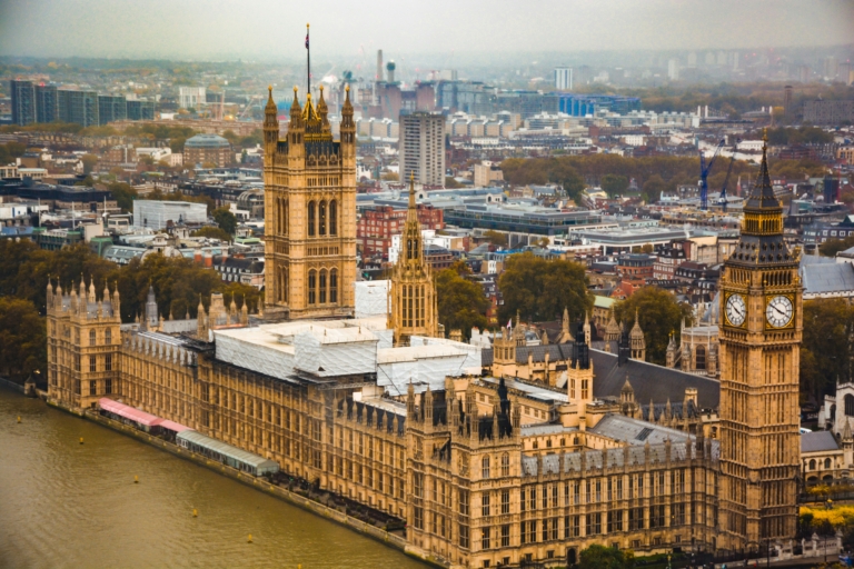 The Palace of Westminster.